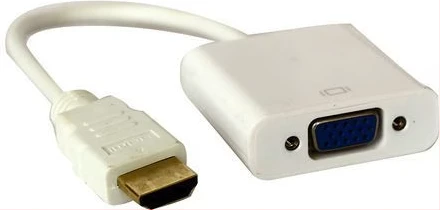 HDMI To VGA Adapter- White