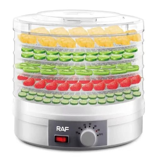 RAF Food Dehydrator Machine, Electric Fruit Dryer 5 Trays Adjustable Temperature Control With Roll Up And Mesh Tray, Dehydrators For Food And Jerky Meat Herbs Spice Vegetable Snacks