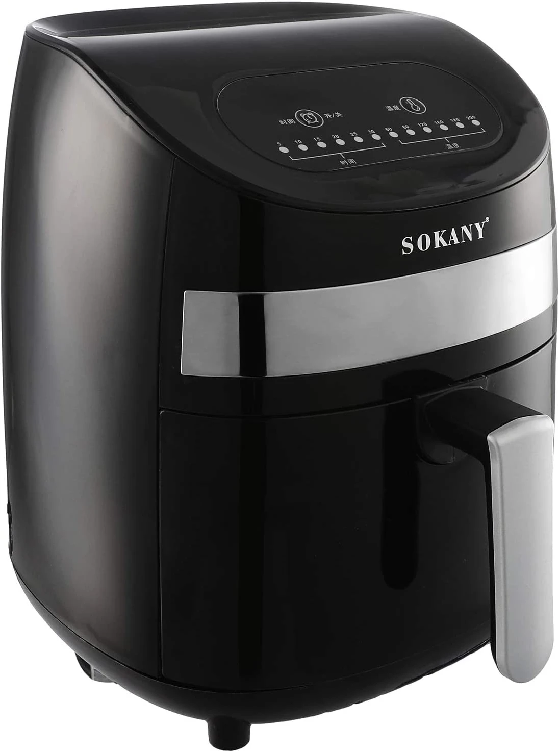 Sokany AF-006B Air Fryer, 3 Liters - Black (International warranty)