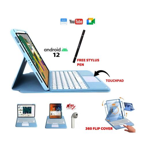 Idino Notebook 10 – 8GB RAM – 10000mAh – Android Tablet With 360 Rotating Cover -Multicolor