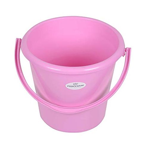 Round Plastic Bucket - Pink, 10Ltr