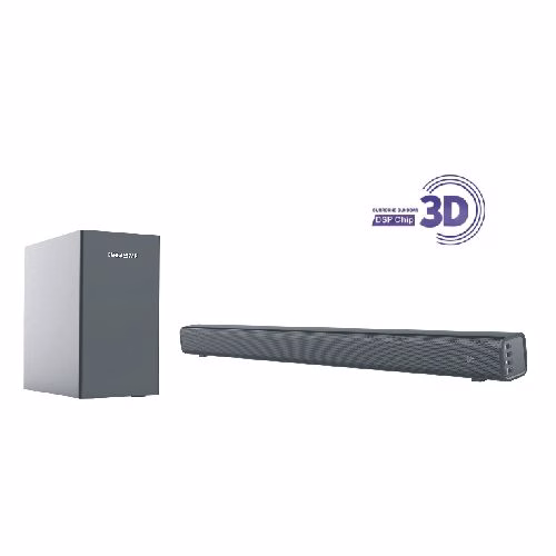 Globalstar Wired Subwoofer SoundBar GS-S505B - Black