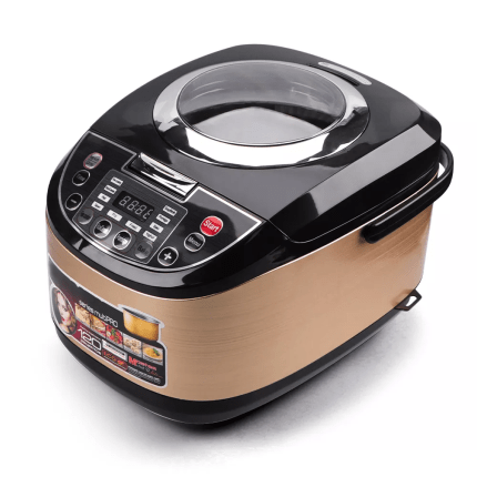 Electro Master Multi Cooker EM-MC-1045, 5L, 1200W With See Through Lid