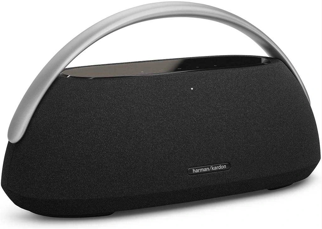 Harman Kardon Go + Play 3, Wireless Bluetooth Portable Speaker, 8 Hour Battery Life, Powerful Sound and Bass, Blackrman Kardon Go + Play 3 Portable Bluetooth Speaker - Black