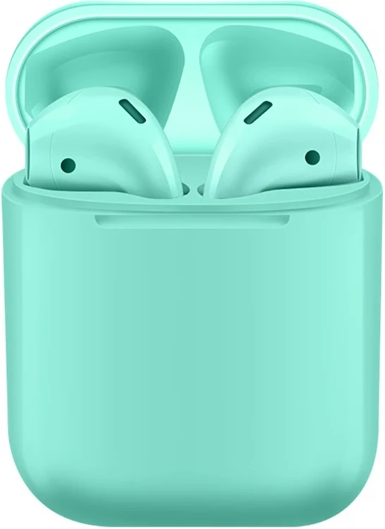 Green i12 TWS Earbuds, Wireless Bluetooth 5.0 Headphone Touch Earphone Stereo Headphone with 300mAh Charge Box