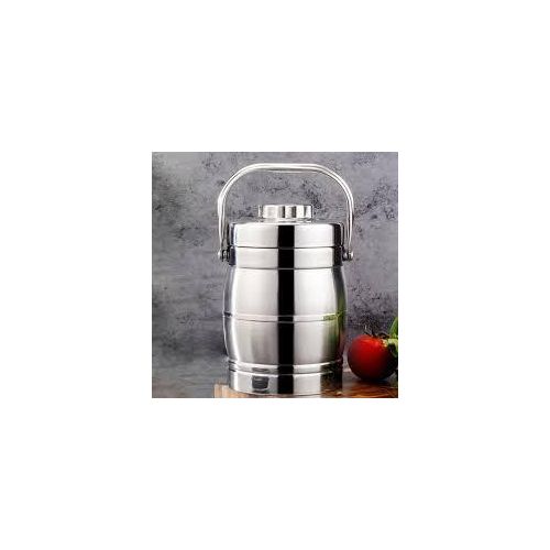 8 Litres Insulated 3-Tier Thermos Bento Box, Stainless Steel Pot With Handle, Vertical Type, Lunch Jar, Sealed Insulated Food Flask Student Lunch Box, Storage Container, Heat Retention, Cool, Vacuum L