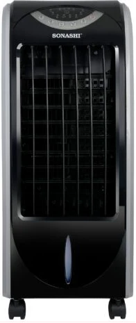 Sonashi 6L Tank Air Cooler SAC-202 With Remote Control, Portable Air Conditioner - Black/White