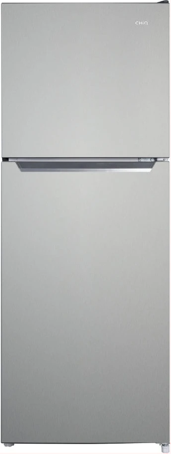 CHiQ 220-Litres Fridge CTM220;  Double Door Defrost Refrigerator Top Mount Freezer - Silver (3YRs WRTY)
