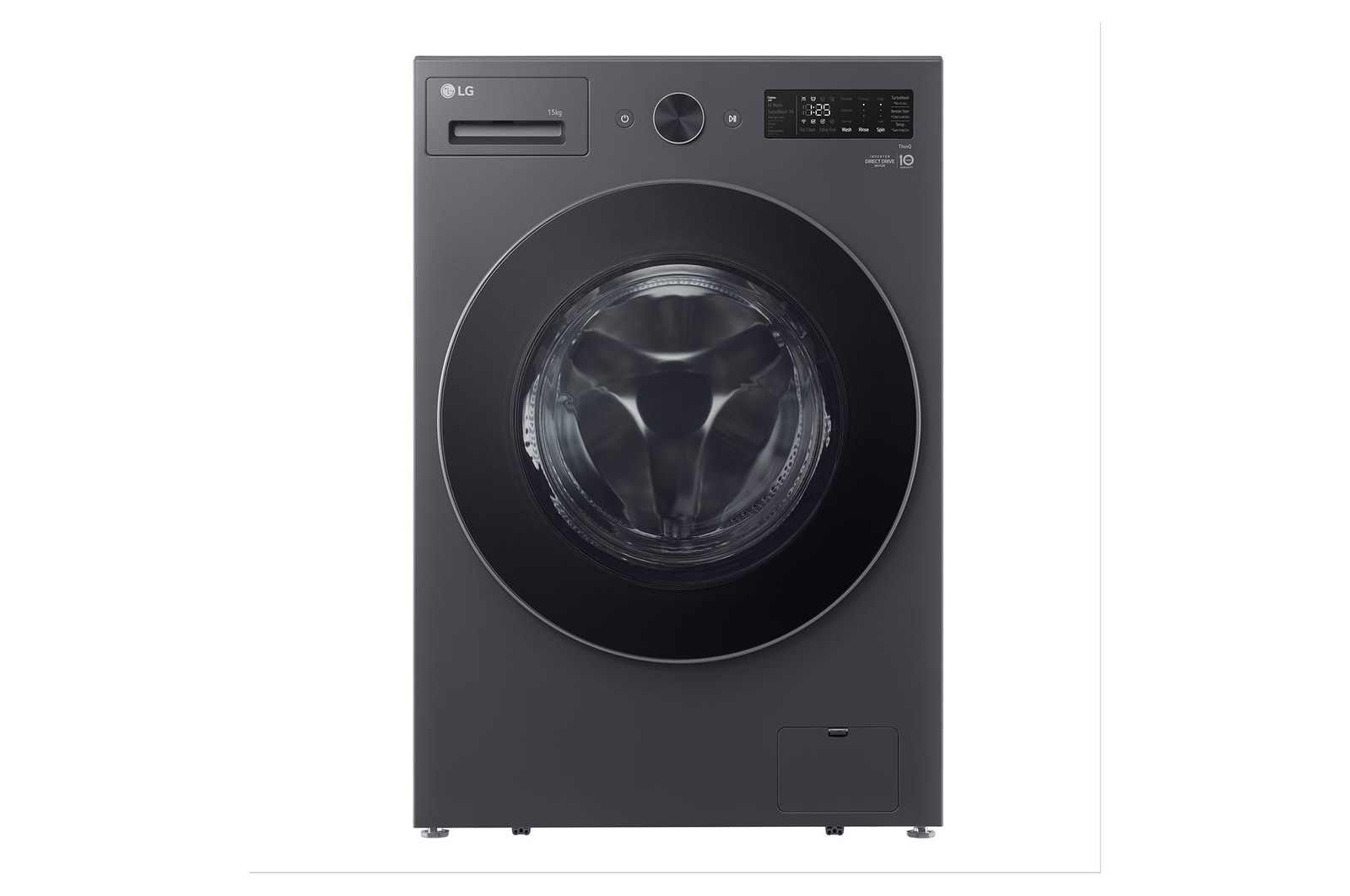 LG 15kg Front Load Washing Machine F0Z6DYP24, 6 Motion AI DD Motor with TruboWash TurboDry