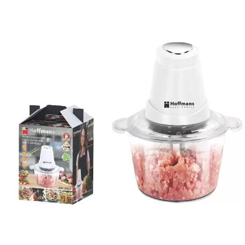 Hoffmans 2L Electric Meat Grinder Bowl Food Meat & Vegetable Chopper Mincer- Green