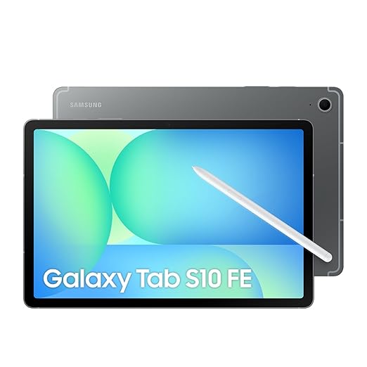 Samsung Galaxy Tab S10 FE 10.9″ 12GB RAM 256GB ROM 13MP 8000mAh, S-pen, LCD Display, Grey