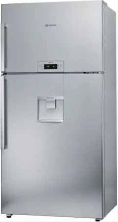 Bosch 589L Free Standing Fridge-Freezer With Freezer At Top-Inox