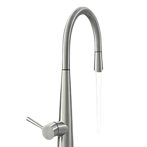 Newmatic T04MF Kitchen Flexi Mixer Tap - Silver