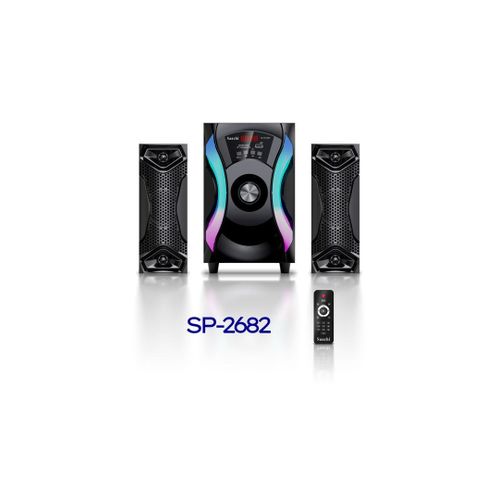 Saachi 2.1 Channel Home Audio System / Sub Woofer / Multimedia speaker - Black. (2YRS WRNTY)