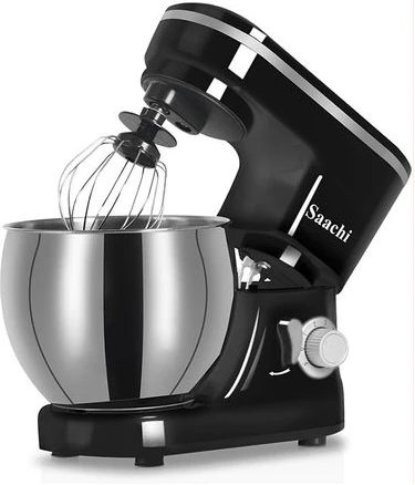 Saachi 5L Blender Dough Hand Stand Mixer Food Processor, Silver
