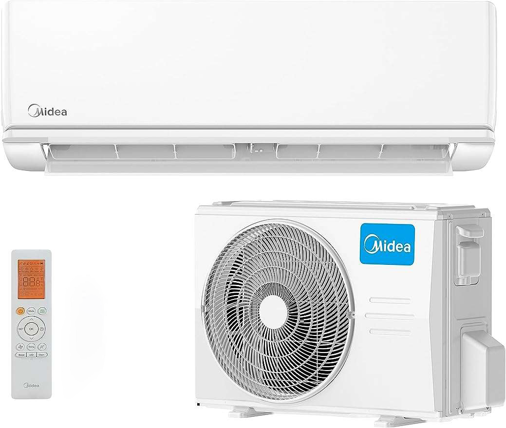 Midea 9000 BTU Wall Split Air Conditioner MSAF-09CRN1-QB6 - White