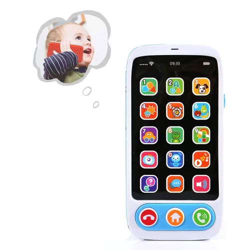 Baby Phone Toy, Baby Toy Phones that Can Touch and Slide, Children's Phone with Music, Interaction, and Educational Functions, Toy Phone Suitable for Children Aged 4-6 Years Old