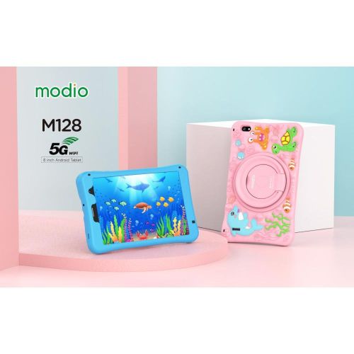 Modio M128 - 8 Inch 6GB 256GB Kids Android Tablet PC 5G- Multicolor