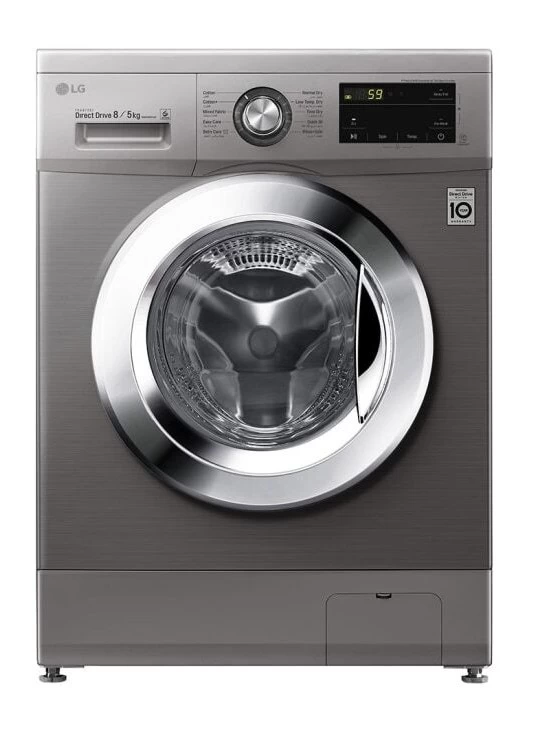 LG 8kg/5KG Front Load Washer Dryer F4J3TMG5P – 6 Motion Direct Drive, Inverter Direct Drive Motor, Smart Diagnosis