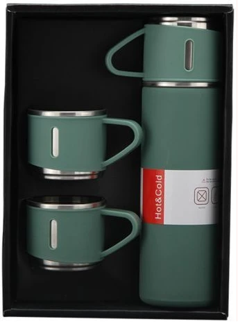 500ml Vacuum Flask Desk Cups Outdoor Thermos Portable Bottle, Color May Vary