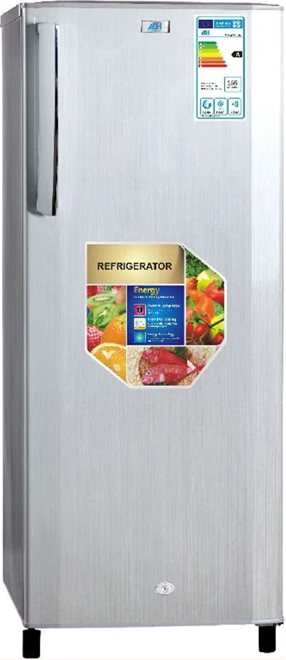 ADH 240 - Litres Fridge, Single Door Refrigerator - Silver