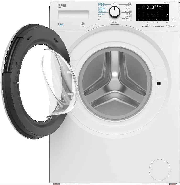 Beko 8kg Freestanding Washer & Dryer With Aqua Fusion Technology WDW 85122 Washing Machine