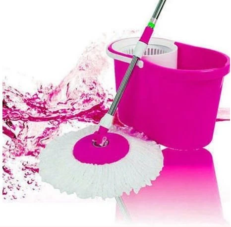 360 Spin Magic Mop with Bucket - Colour may vary