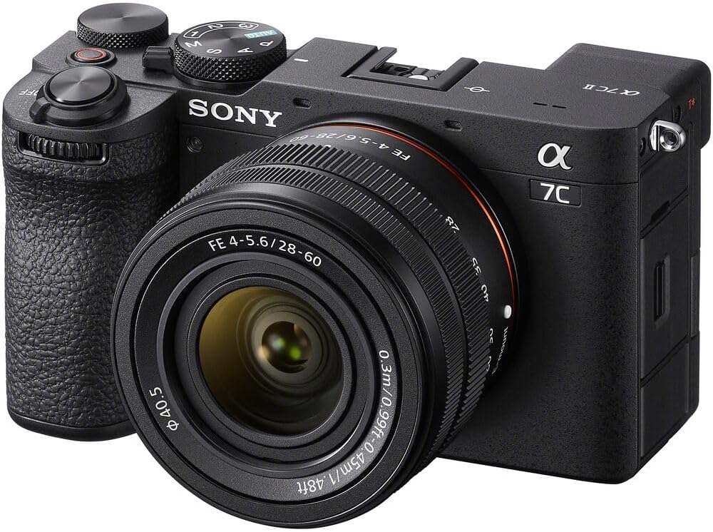 Sony Alpha 7C II Mirrorless Camera with 28-60mm Lens, F4-5.6, ILCE7CM2LBQAF1
