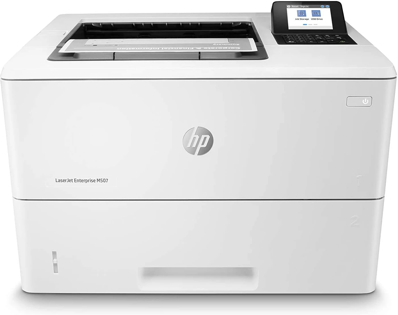 HP LaserJet Enterprise M507dn Monochrome Printer with built-in Ethernet & 2-sided printing