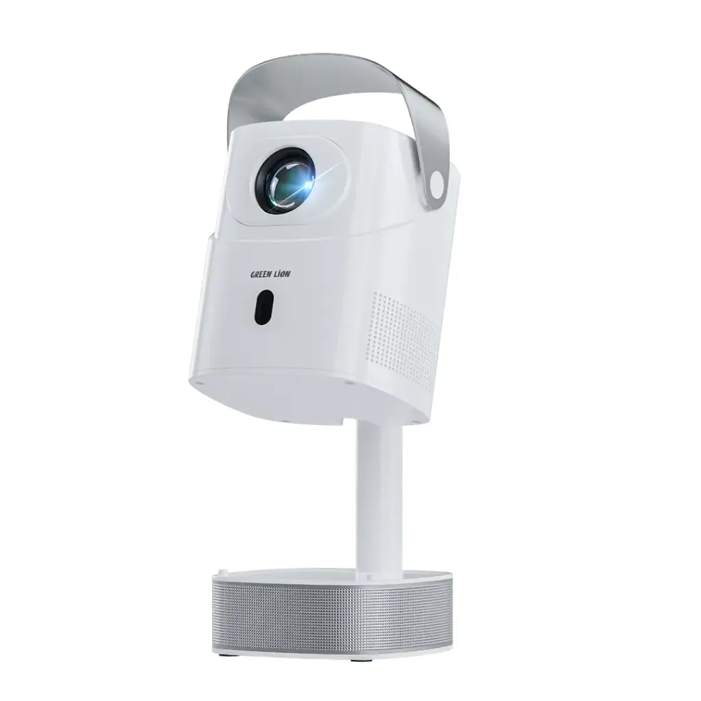 Green Lion Pluto Mini Projector 180", Video Projector WiFi 6.0 & Bluetooth, Portable Movie Projector with Auto Keystone Correction, Android 13, Home Projector Compatible with iOS/Android//HDMI/USB