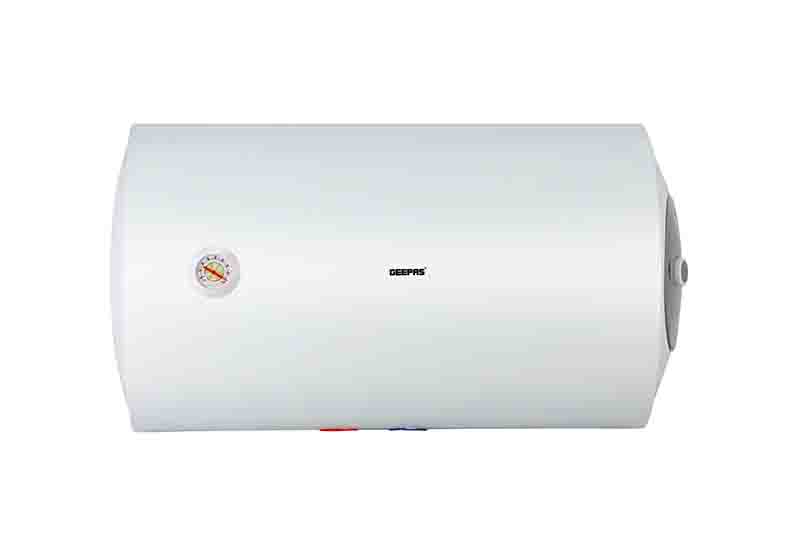 Geepas 100 - Liter Electric Instant Water Heater 100 CHX - GSW61171/ Horizontal Design, Instant Hot Water, For Bathroom, Shower, Faucet, Kitchen, Etc/ 15-75 Degree Celsius Temperature Range, Metal Bod