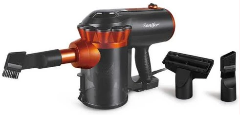 Sonifer Powerful Suction Stick Handheld Vacuum cleaner For Home Hard Floor Carpet Pet Hair, Brown