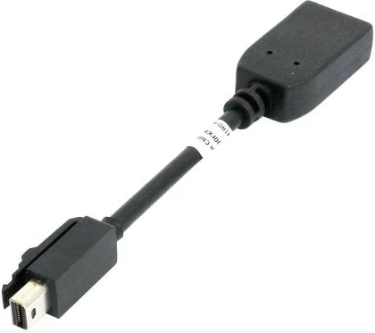 Mini DP To Female Display Port - Black