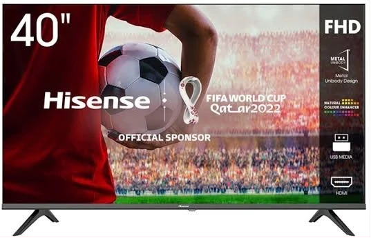 Hisense 40 inch Digital HD TV with Inbuilt Free-to-Air Receiver – 40A3GS (3YRs WRTY)