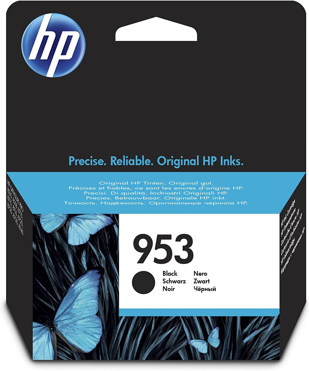 HP 953 Original Ink Cartridge, Black, Single Pack