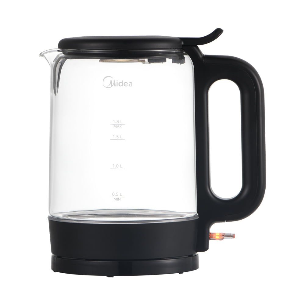 Midea 1.7L Glass Electric Kettle with Top Fill, MK-17G06A2M