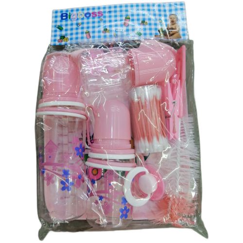 Big Boss Baby Gift Set Pack Milk Baby Feeding Bottles Set- Pink