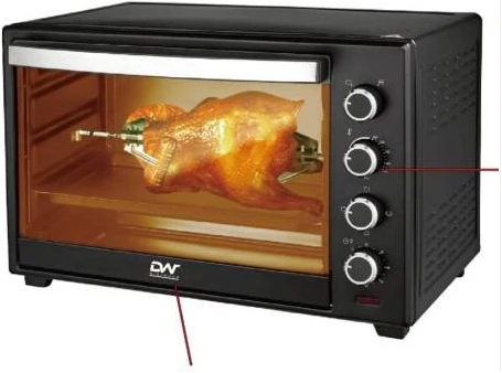 Digiwave DWO1511 50L Electric Oven, Oven, Toaster & Grill - Black