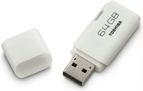 64GB Toshiba Flash Drive - White