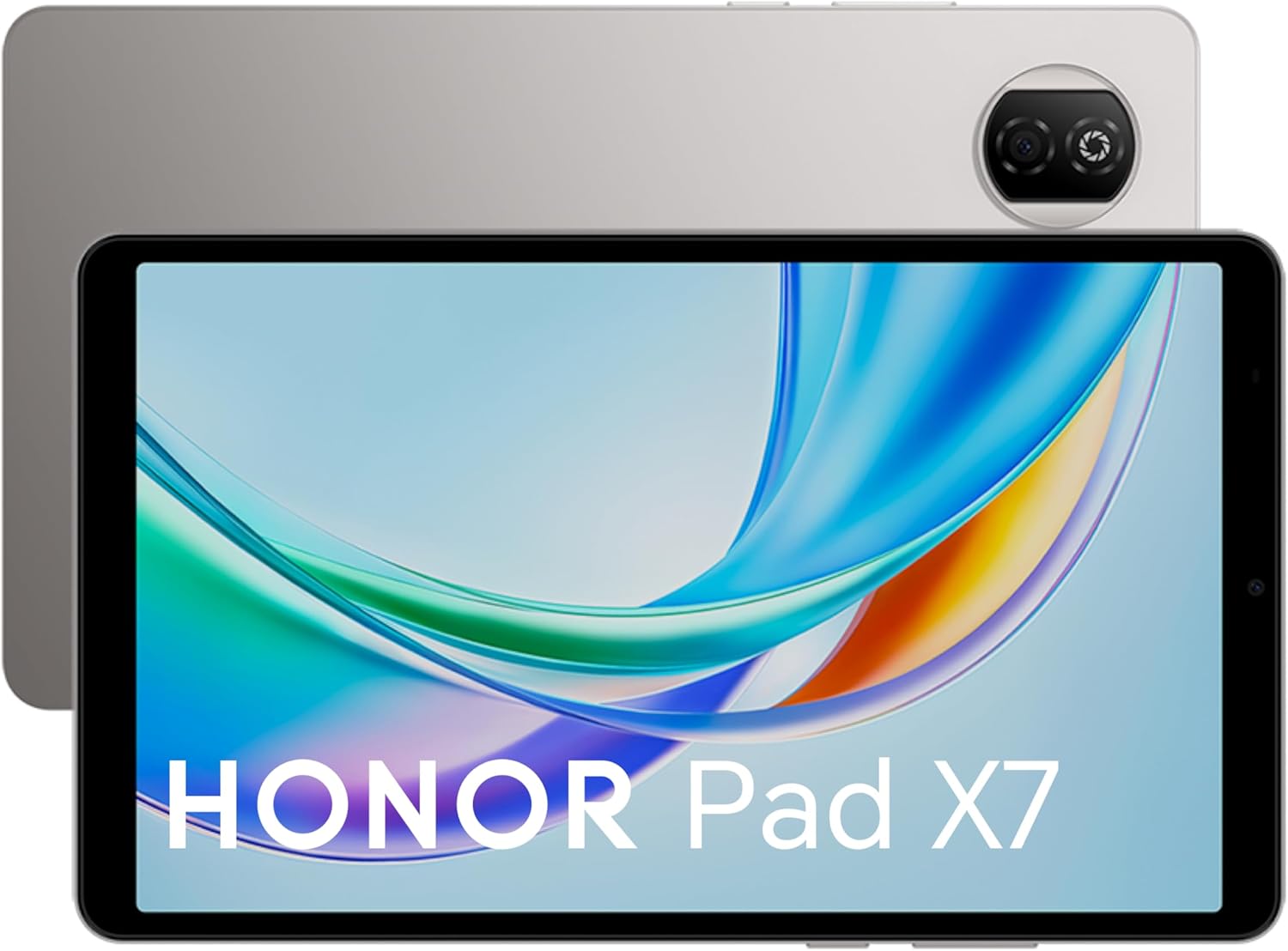 HONOR Pad X7 8.7" Wi-Fi Tablet, 4GB RAM 128GB Storage, 90Hz Display, Snapdragon 680, Android 15, Gray with Free Cover Case