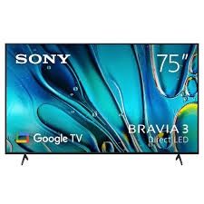 Sony 75 Inch Google TV, BRAVIA 3 LED 4K UHD Smart Google TV