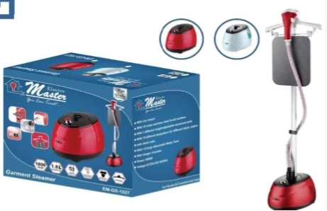 Electro Master EM-GS1027 Garment Steamer, 1800 Watts 1800ml Water Tank