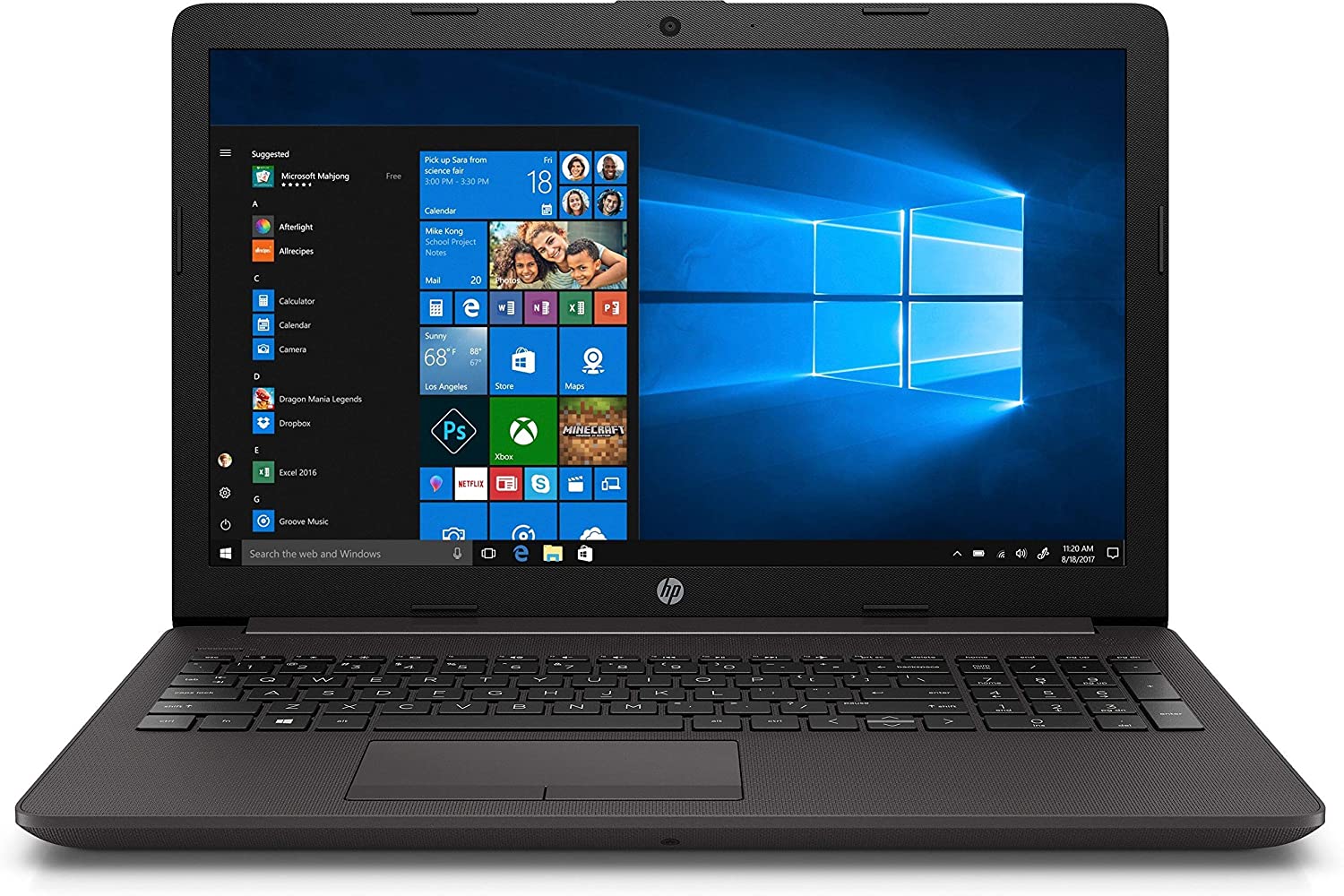 HP 250 G7 Commercial Laptop (10th Gen Intel Core i3, 4GB RAM, 1 TB SSD, Windows 10), 22A67PA - for Small and Medium Business