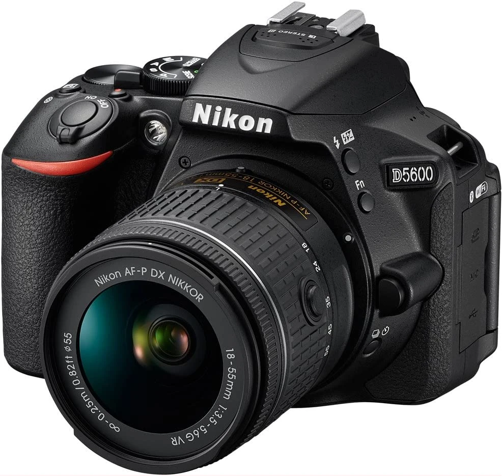 Nikon D5600 Digital SLR Camera & 18-55mm VR DX AF-P Lens - Black