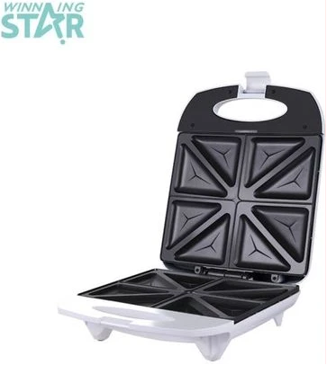 Winningstar 4 Slice Sandwich Maker, Panini Cooking Maker, Toaster Grill-White