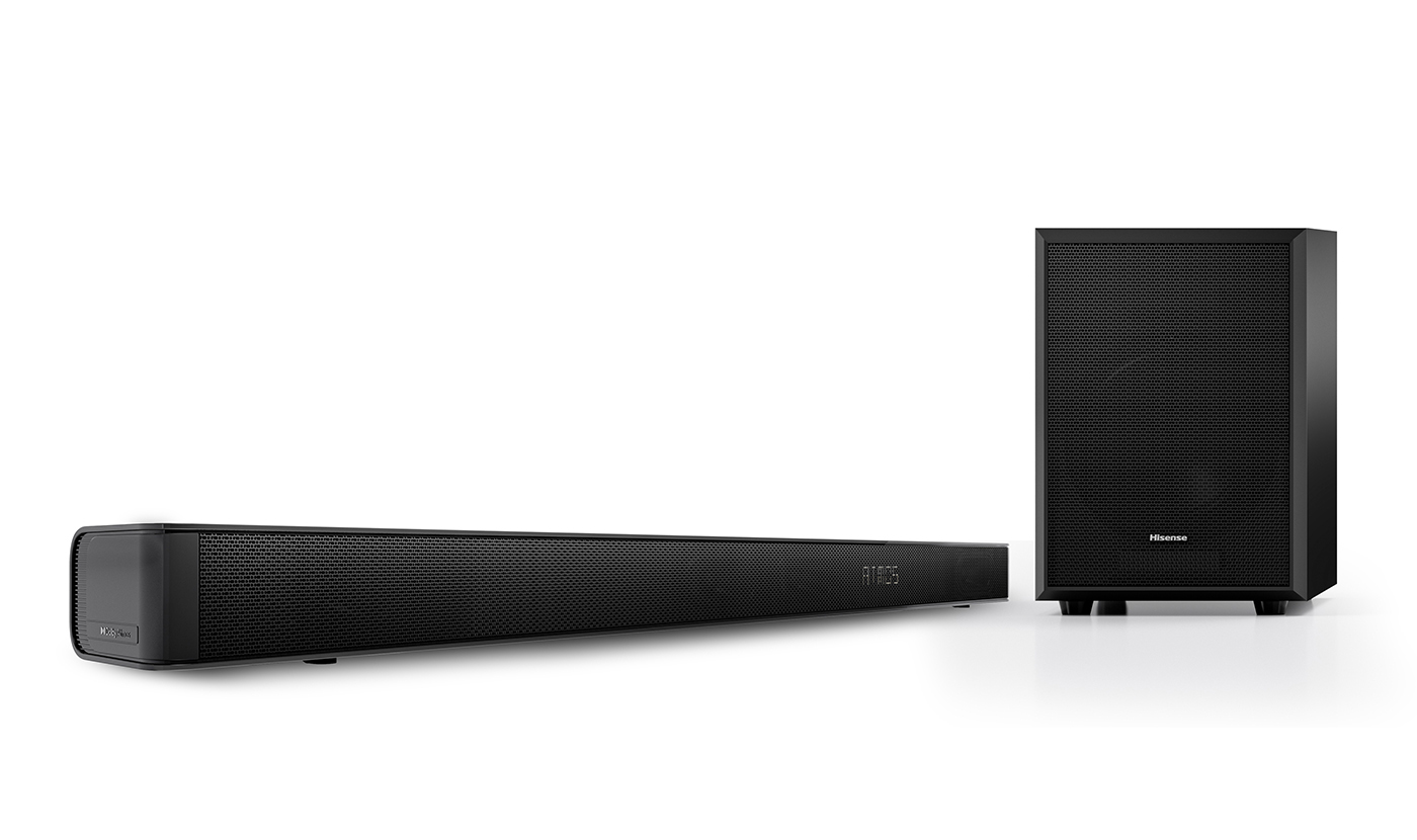HISENSE AX3100G Soundbar with 280 W, 5 Speakers and Subwoofer 6.5, Dolby Atmos, DTS Virtual X, Bluetooth 5.0, EZ Play
