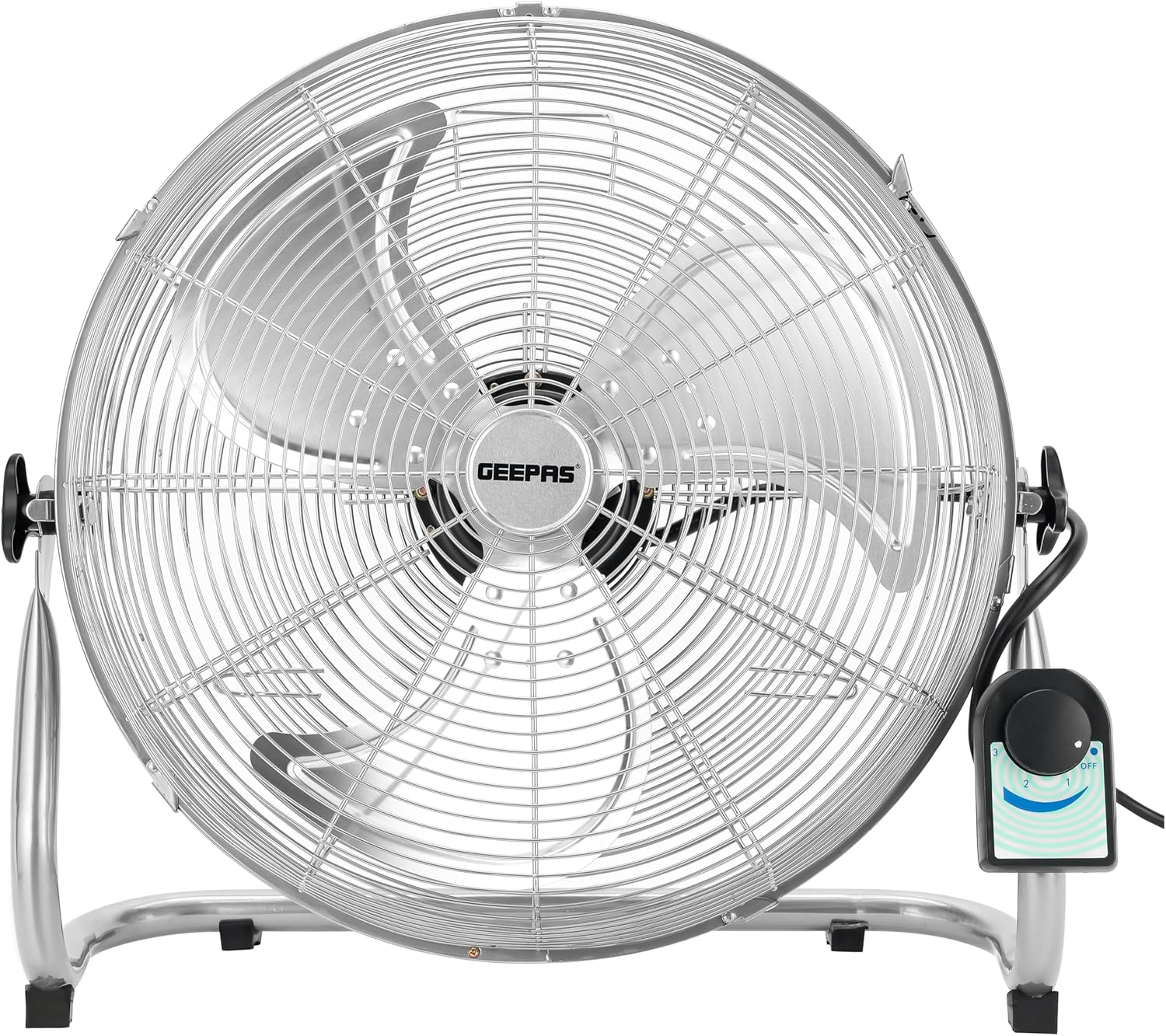 Geepas 18" Industrial Metal Floor Fan
