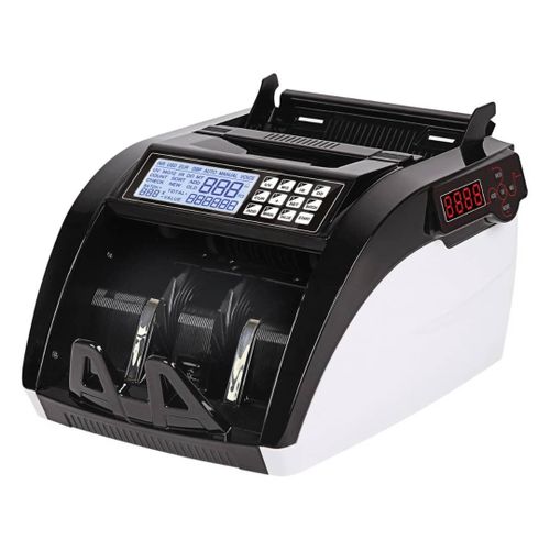 Ce Rohs AL-6100 Note Money Fake Cash Currency Counting Machine with UV MG Mt IR Detection Money Counter- Multicolor