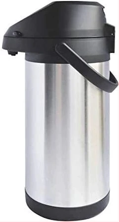 HTH 5L Durable Heat Preservation Insulation Thermal Jug Vacuum Flask for Home Kitchen Use- Silver