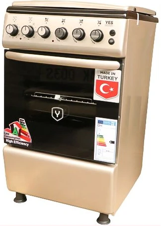 Yes YS-6640FBB- 60cmX60cm 4 Gas burner Cooker - Gold